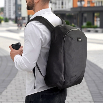 There is a lot to unpack .. the Branded Backpack